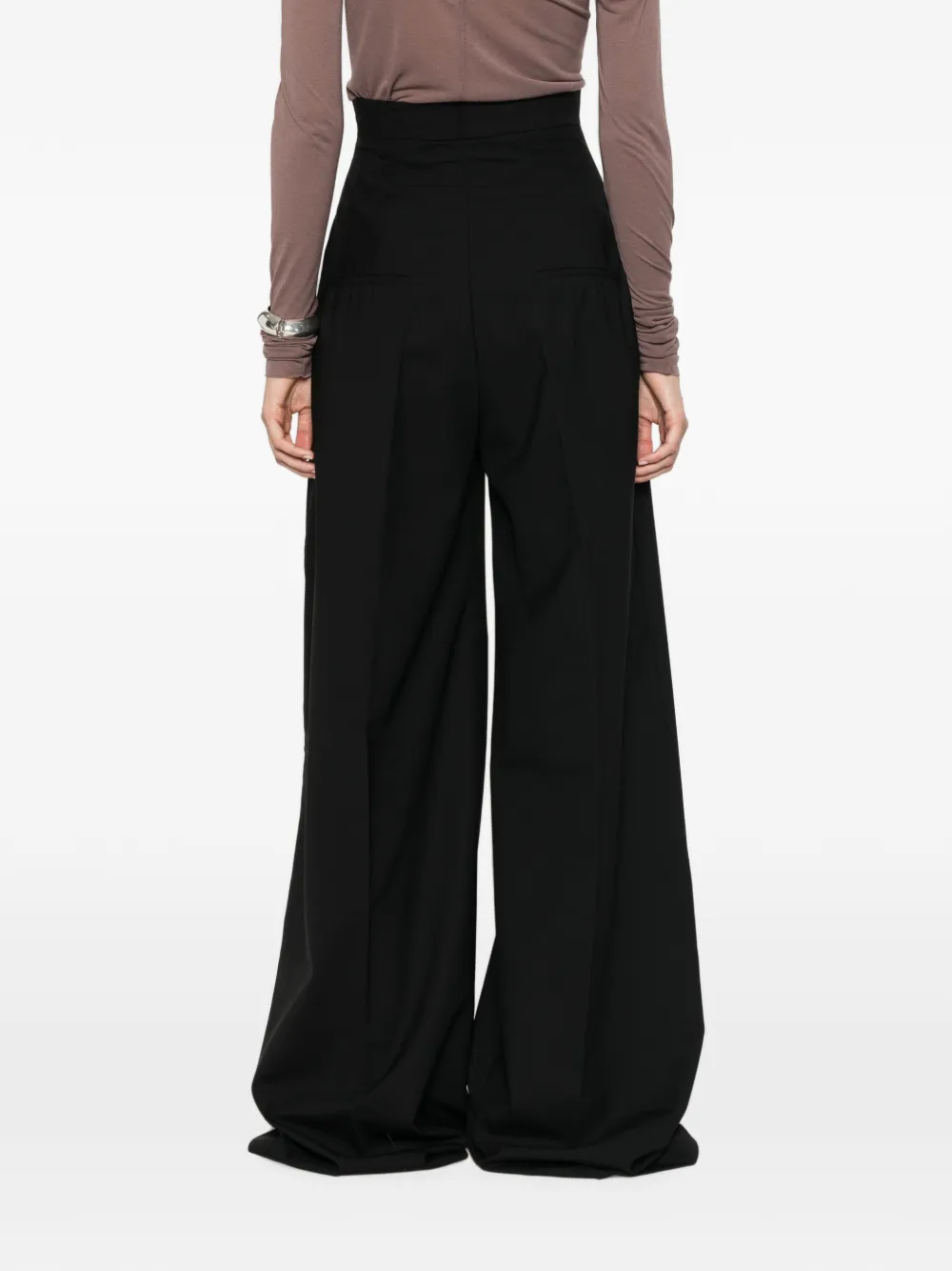 Rick Owens Broek met wijde pijpen Zwart