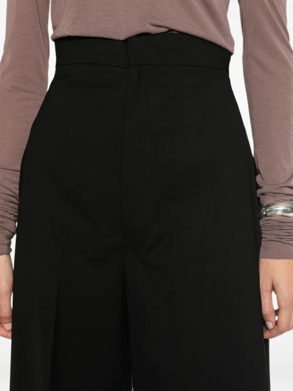 Rick Owens Broek met wijde pijpen Zwart