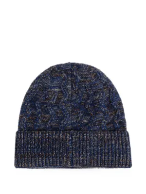 DRIES VAN NOTEN Jacquard Wool Hat | Blue | FARFETCH