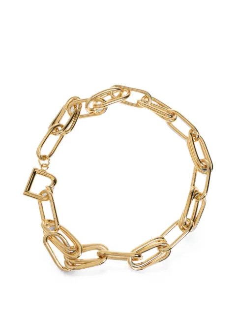 Balenciaga B Link logo-letter necklace