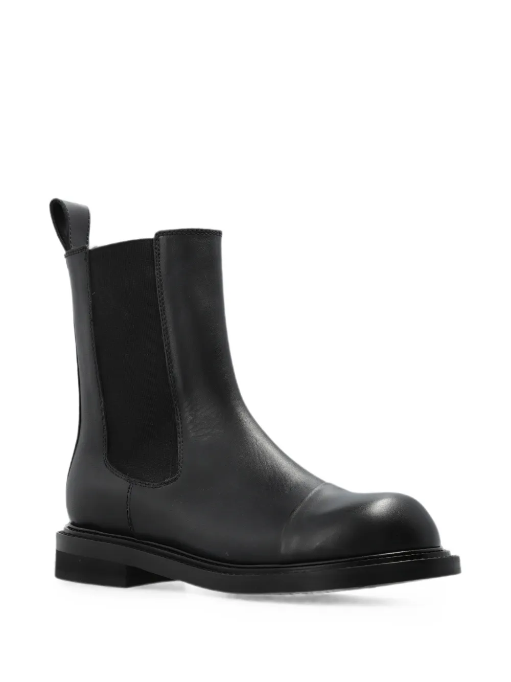 Moschino leather Chelsea boots Zwart