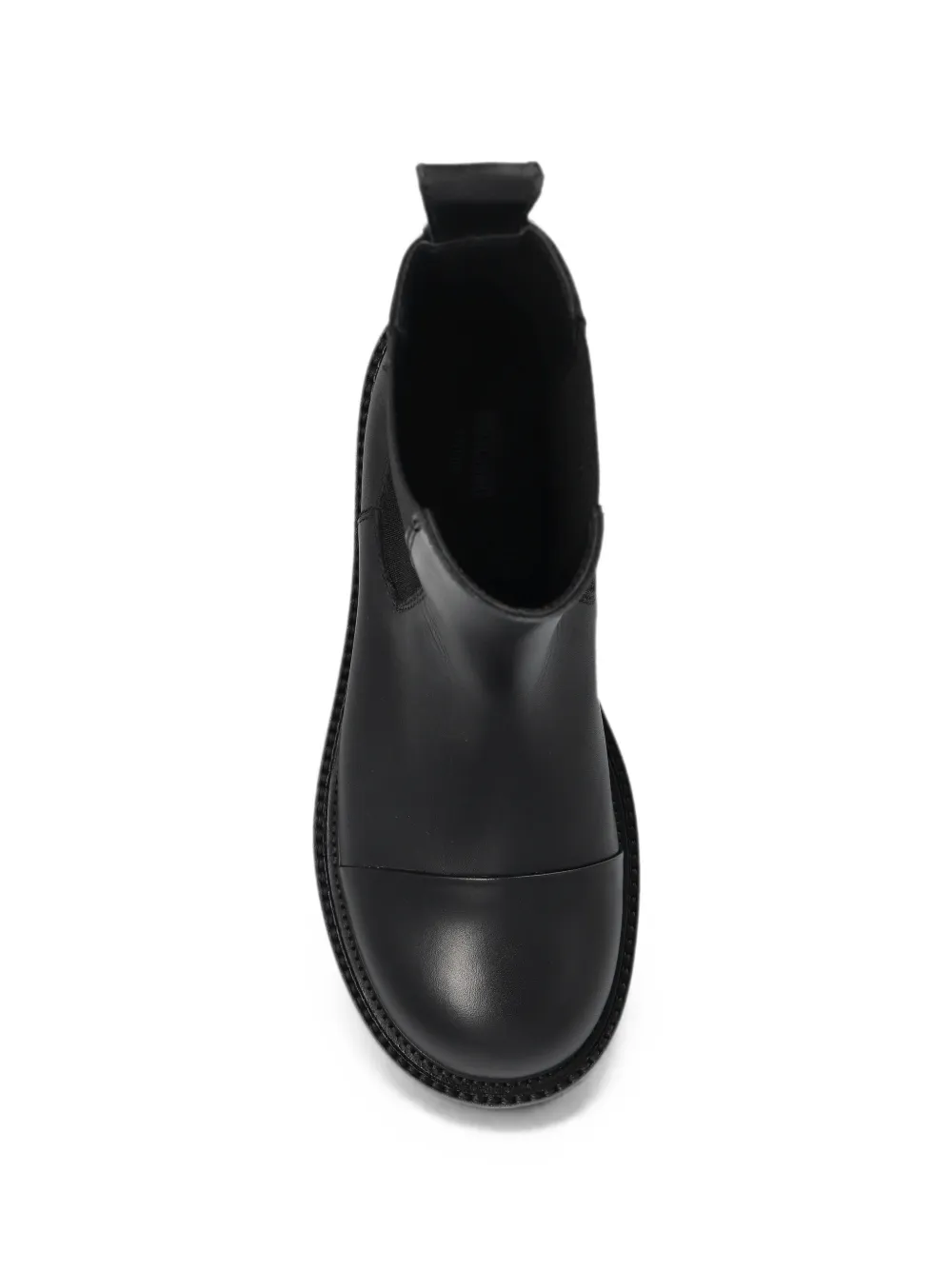 Moschino leather Chelsea boots Zwart