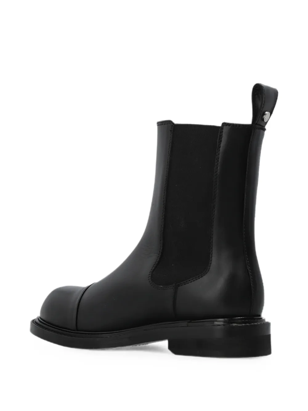 Moschino leather Chelsea boots Zwart