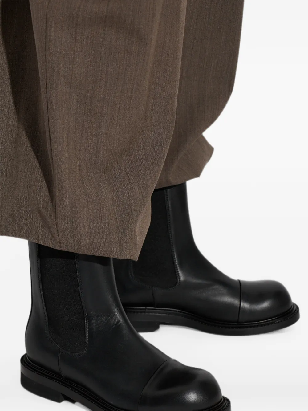 Moschino leather Chelsea boots Zwart