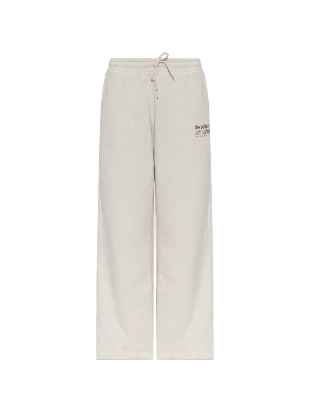 New Balance Trackside logo-print drawstring track pants Beige