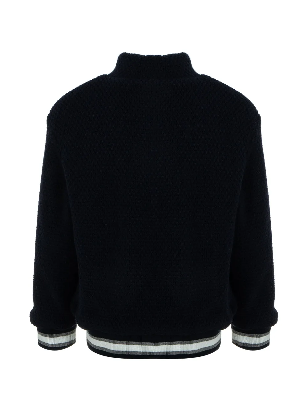 Lapin House Vest met logopatch Zwart
