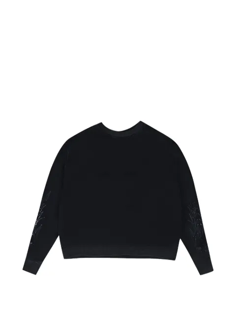 RHUDE horse-print crew-neck sweater