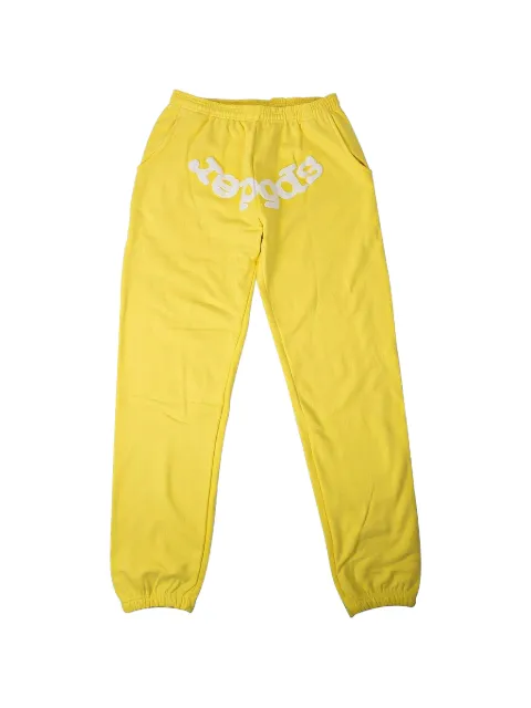 SP5DER logo-print track pants