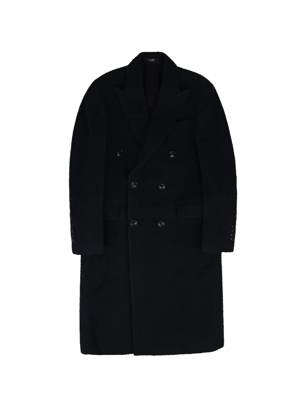 AMIRI double-breasted peak-lapel coat - Blau
