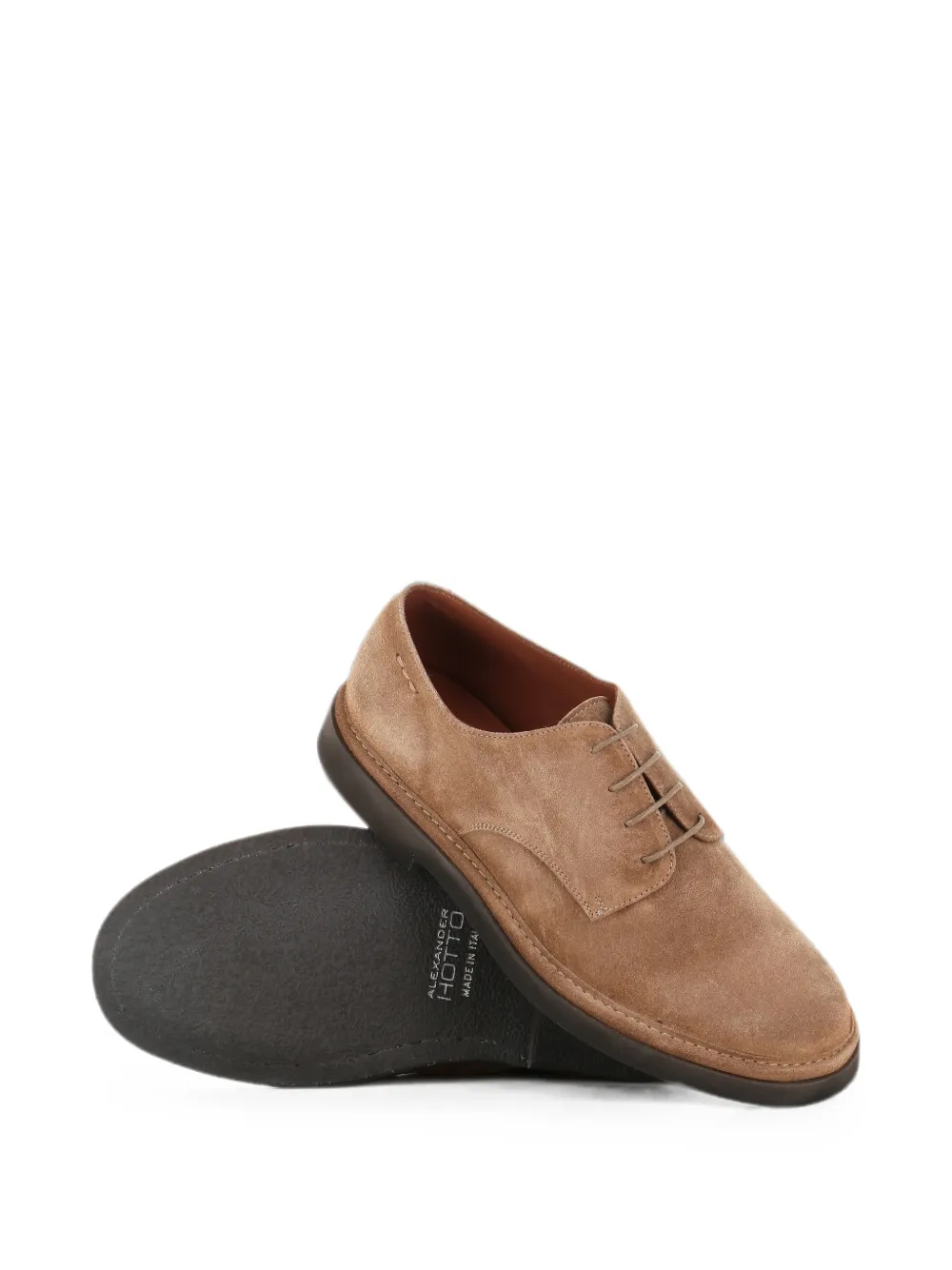 Alexander Hotto suede Derby shoes Beige