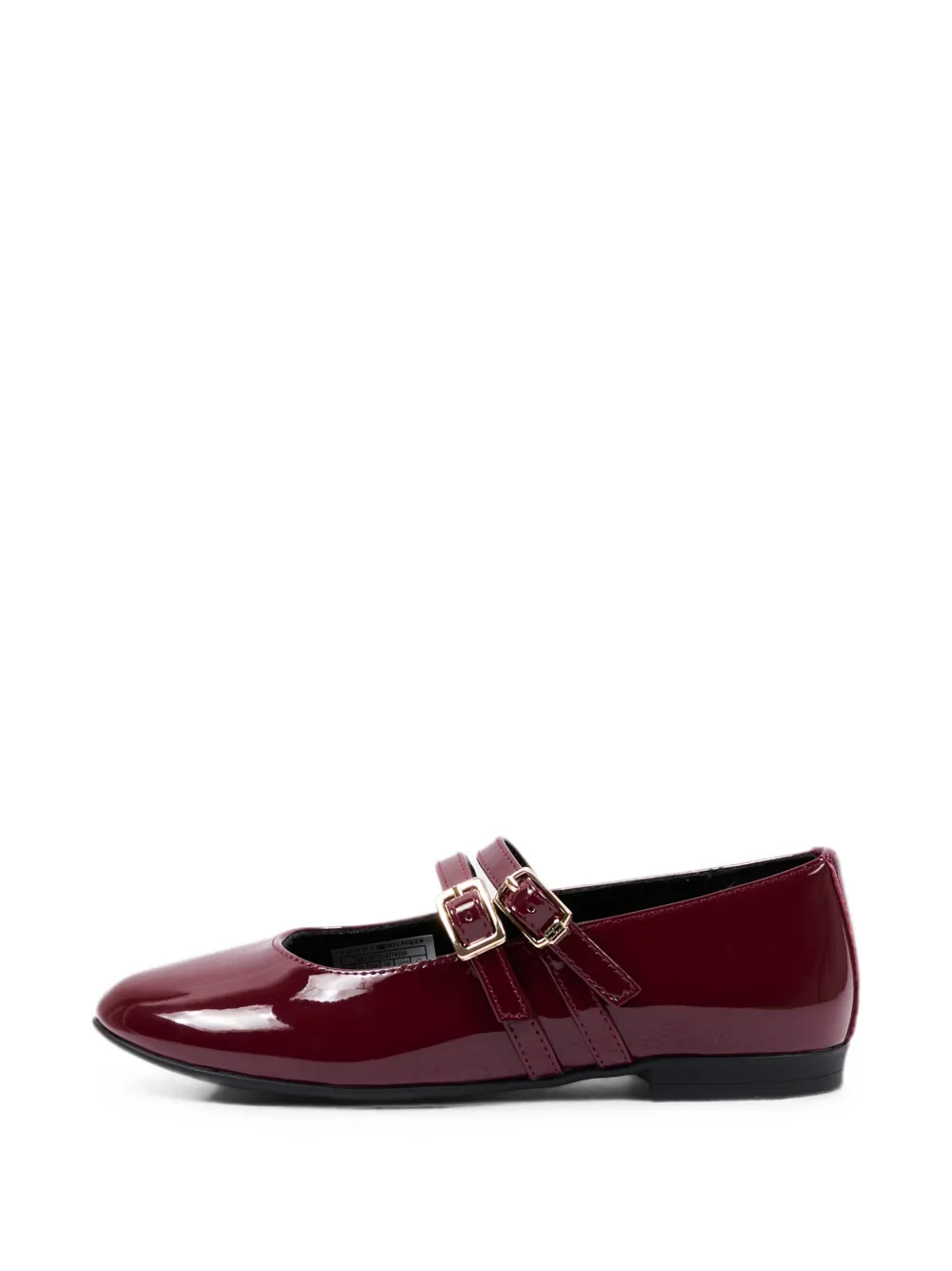 Tommy Hilfiger Junior double-strap patent ballet flats Rood