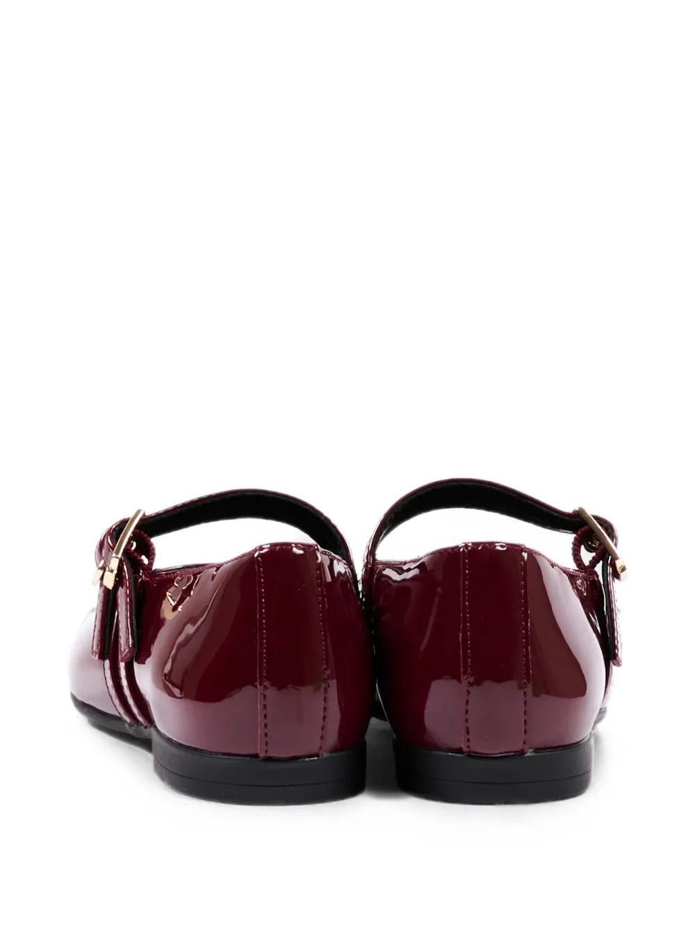 Tommy Hilfiger Junior double-strap patent ballet flats Rood