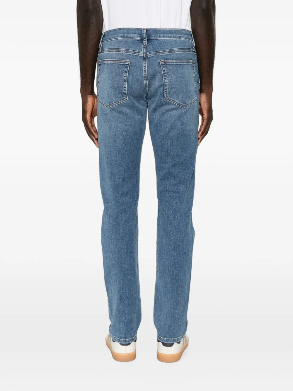 FRAME Modern straight jeans Blauw