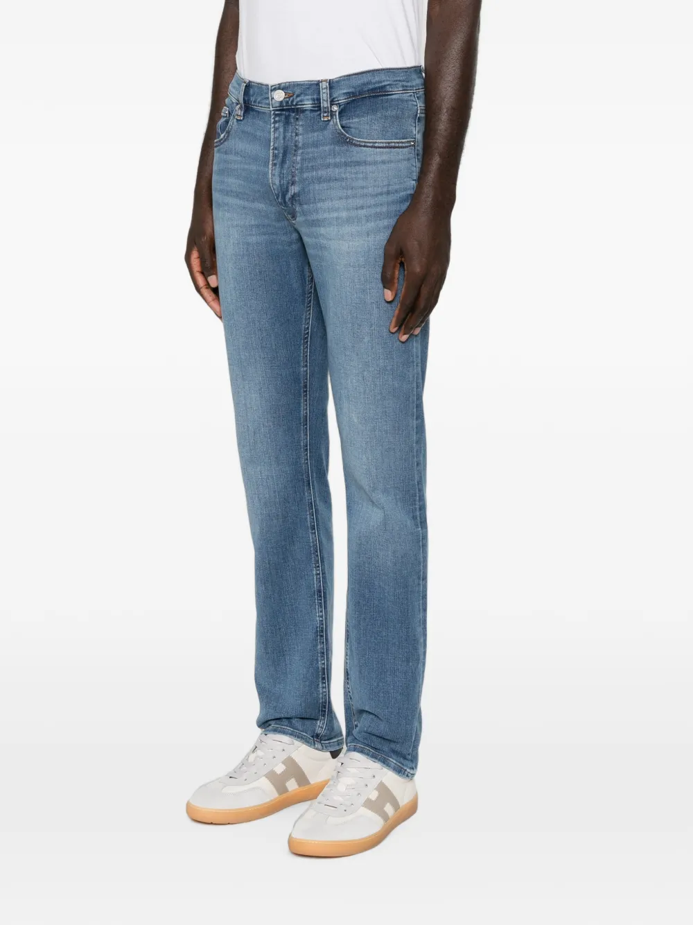 FRAME Modern straight jeans Blauw