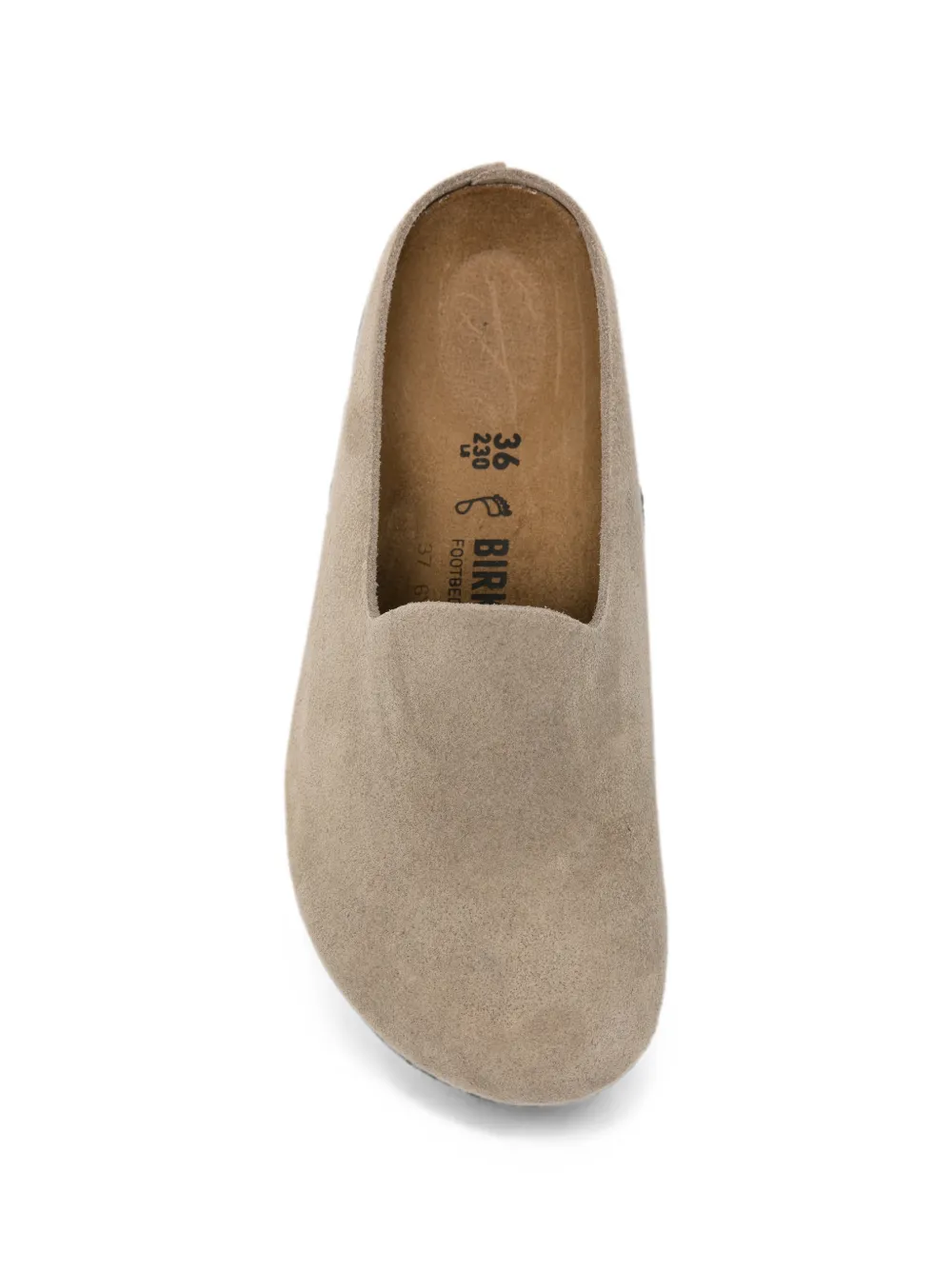 Birkenstock Amsterdam suede mules Beige