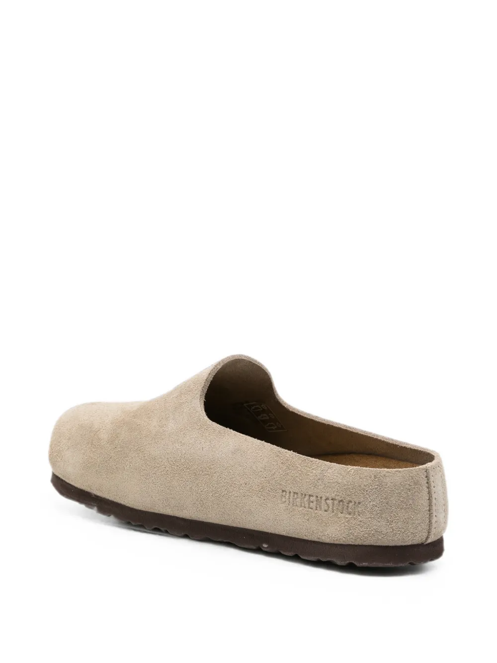 Birkenstock Amsterdam suede mules Beige