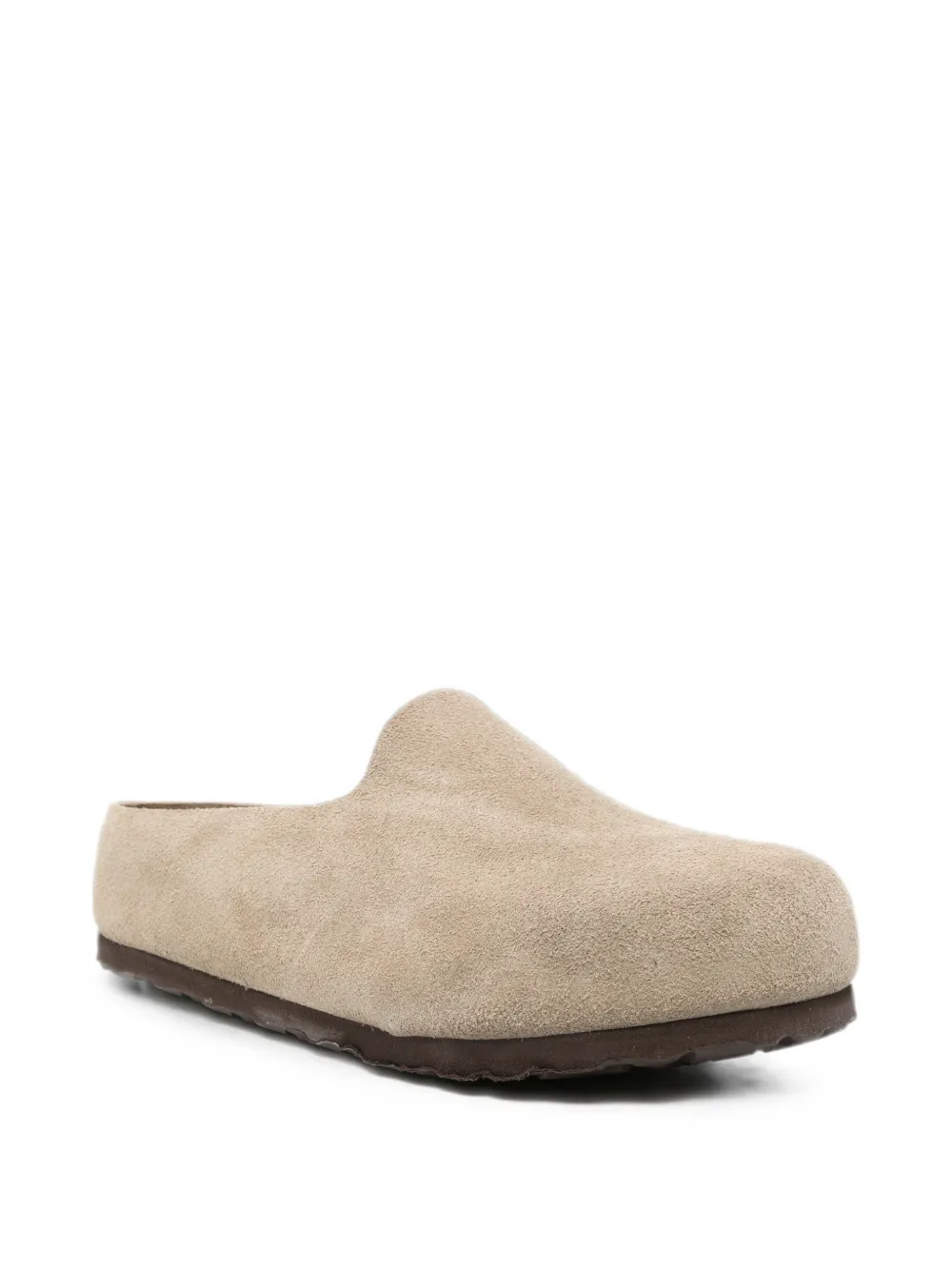 Birkenstock Amsterdam suede mules Beige