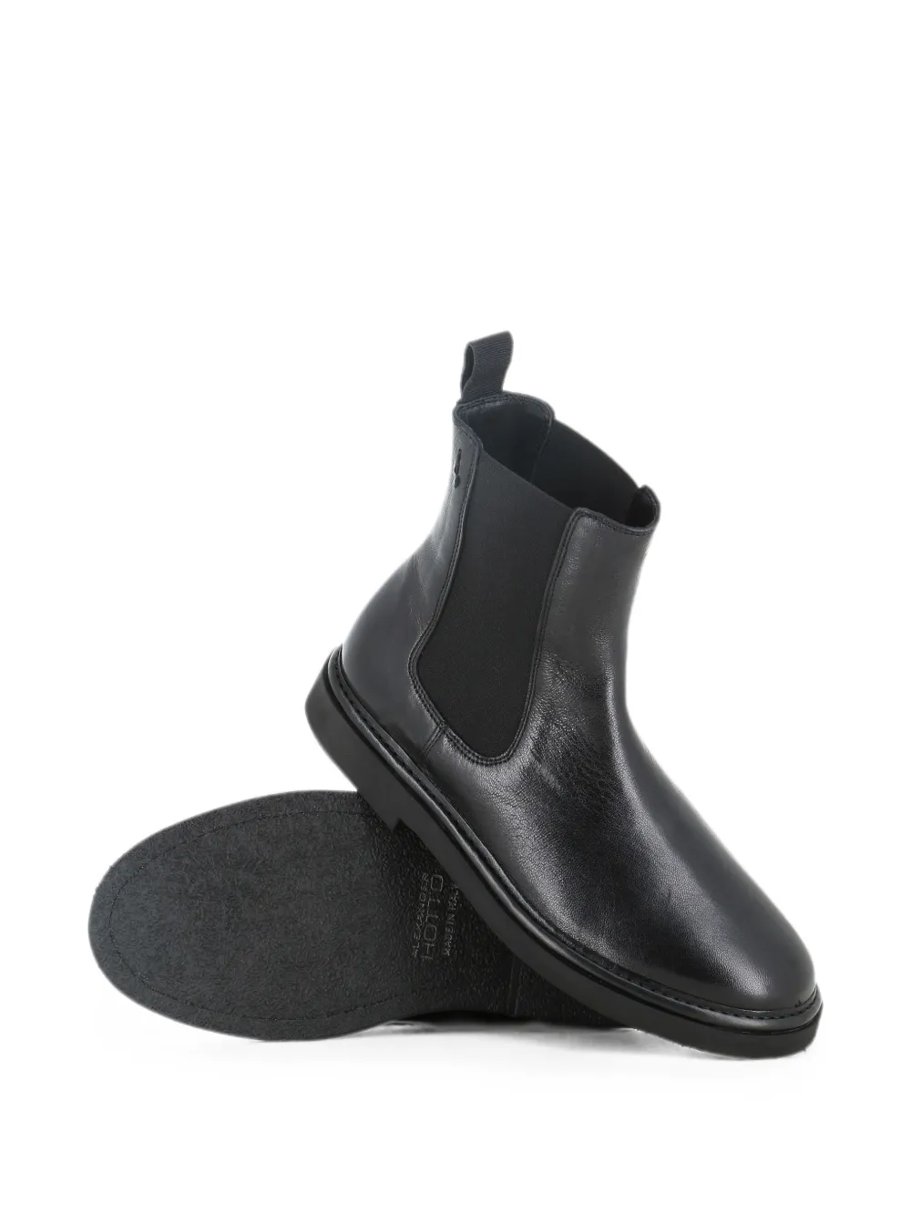 Alexander Hotto elasticated side-panel boots Zwart