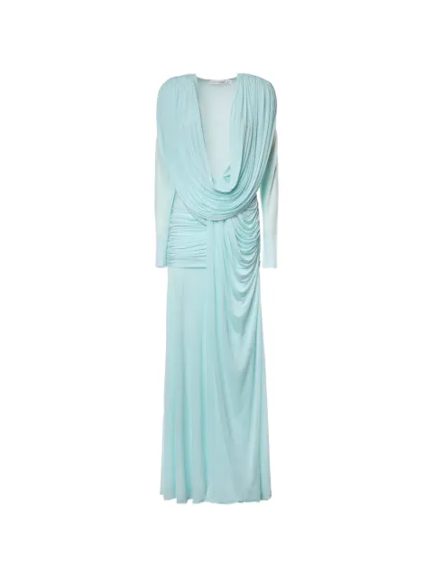 Christopher Esber draped long-sleeve maxi dress