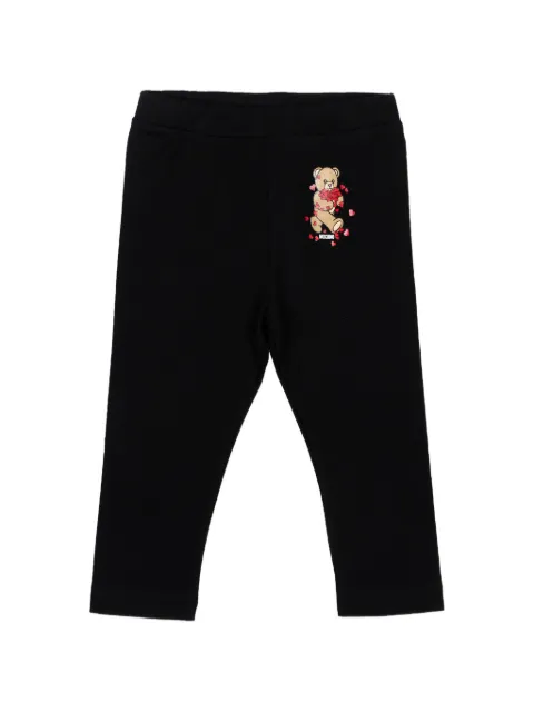 Moschino Kids Teddy Bear-print leggings