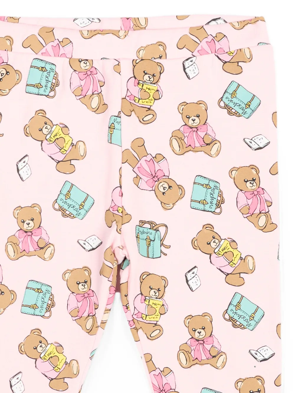 Moschino Kids Legging met teddybeerprint Roze
