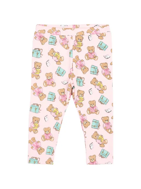 Moschino Kids Teddy Bear-print leggings