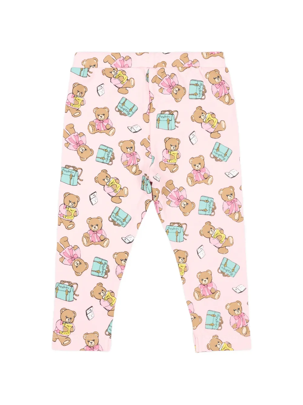 Moschino Kids Legging met teddybeerprint Roze