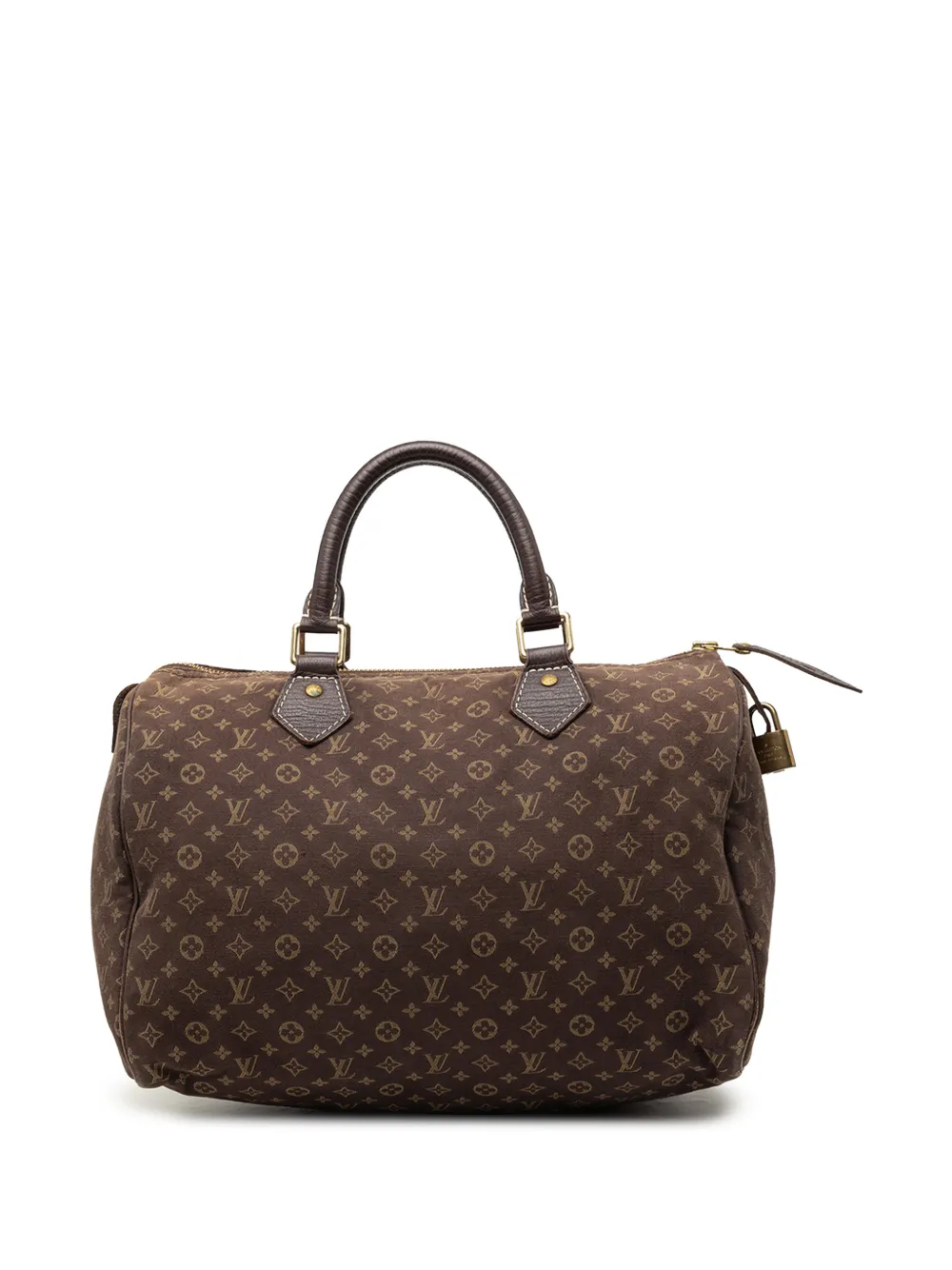 Louis Vuitton Pre-Owned 2007 Monogram Mini Lin Speedy 30 boston bag - Brown