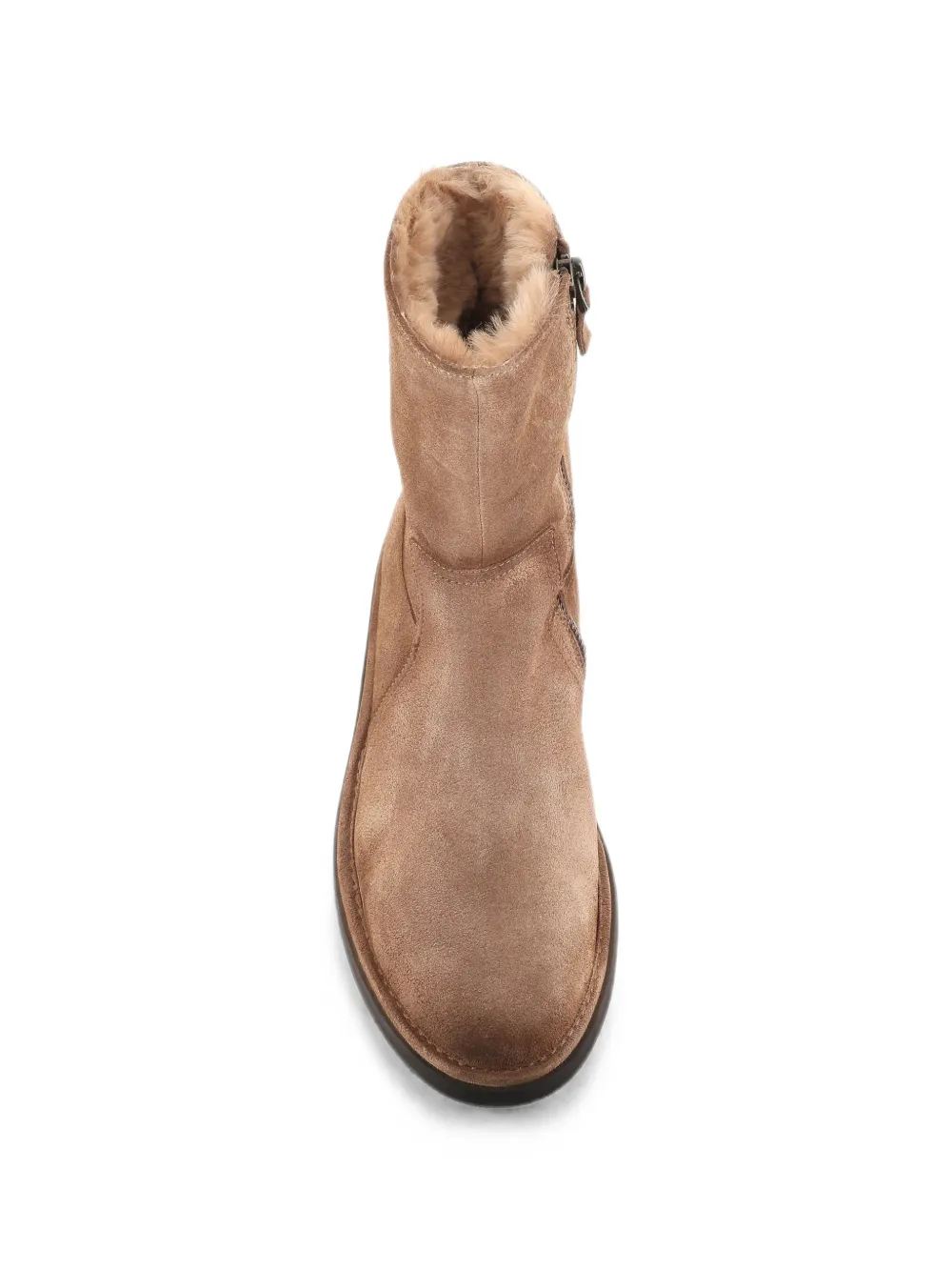 Alexander Hotto suede ankle boots Beige
