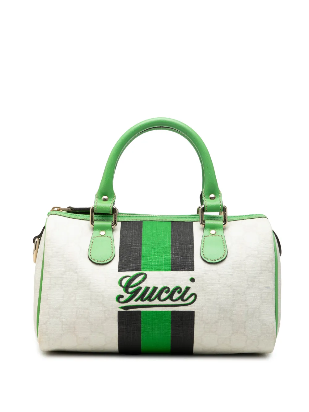 Gucci Pre-Owned 2000-2015 kleine GG Supreme Joy Web Boston Tasche - Weiß