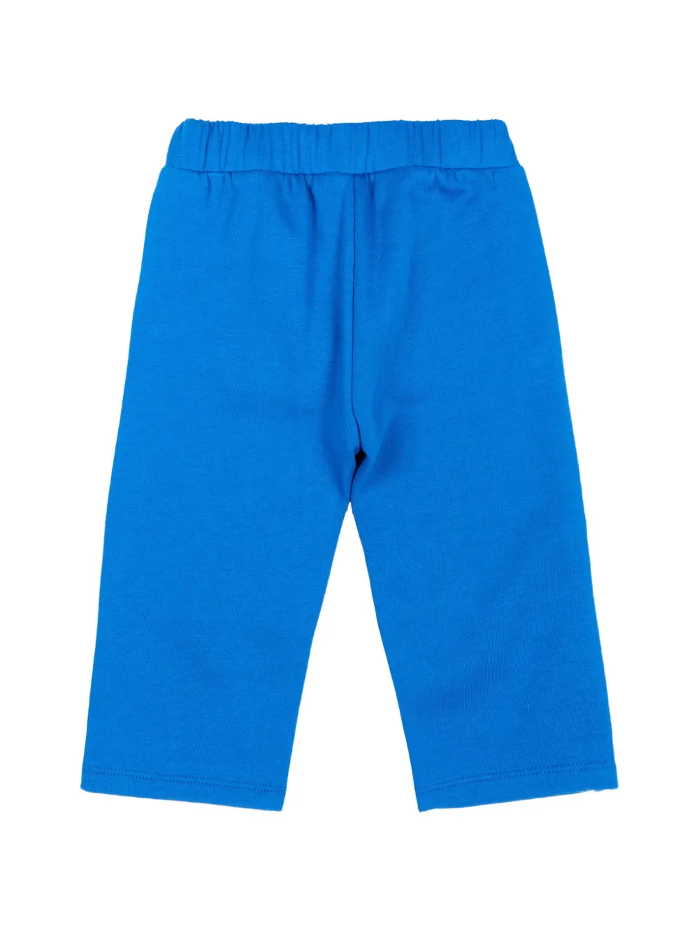 Moschino Kids Trainingsbroek met teddybeer- en logoprint Blauw