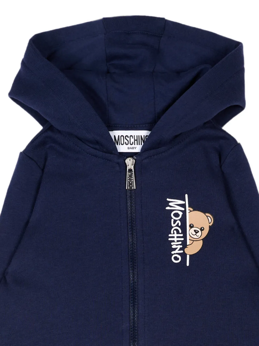 Moschino Kids Trainingspak met teddybeerprint Blauw