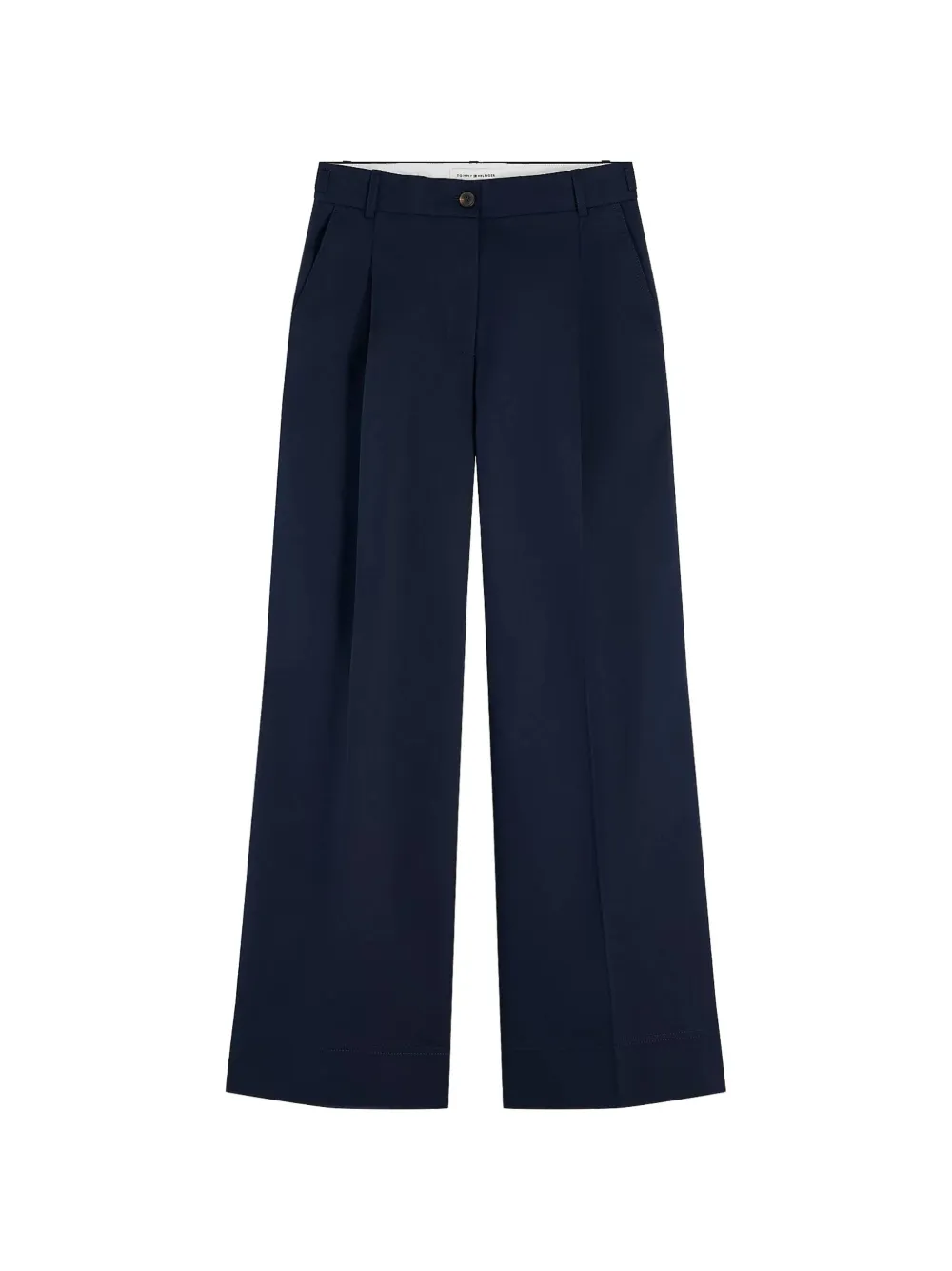 Tommy Hilfiger pleated wide-leg trousers - Blu