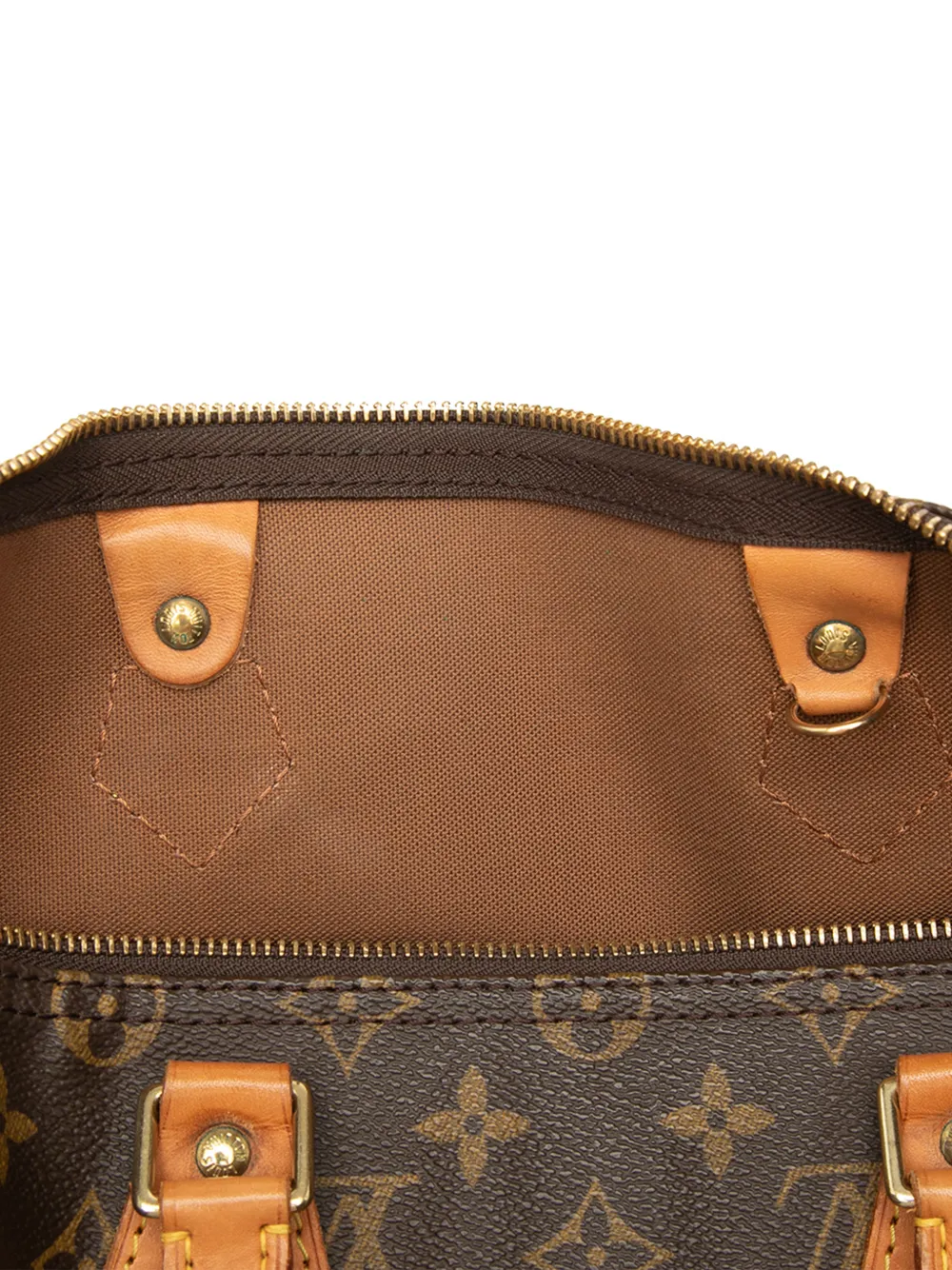 ルイヴィトン　モノグラム　スピーディ35　ハンドバッグ　ボストンバッグ　ブラウン Louis Vuitton Pre-Owned 1995 モノグラム スピーディ 35 ボストン