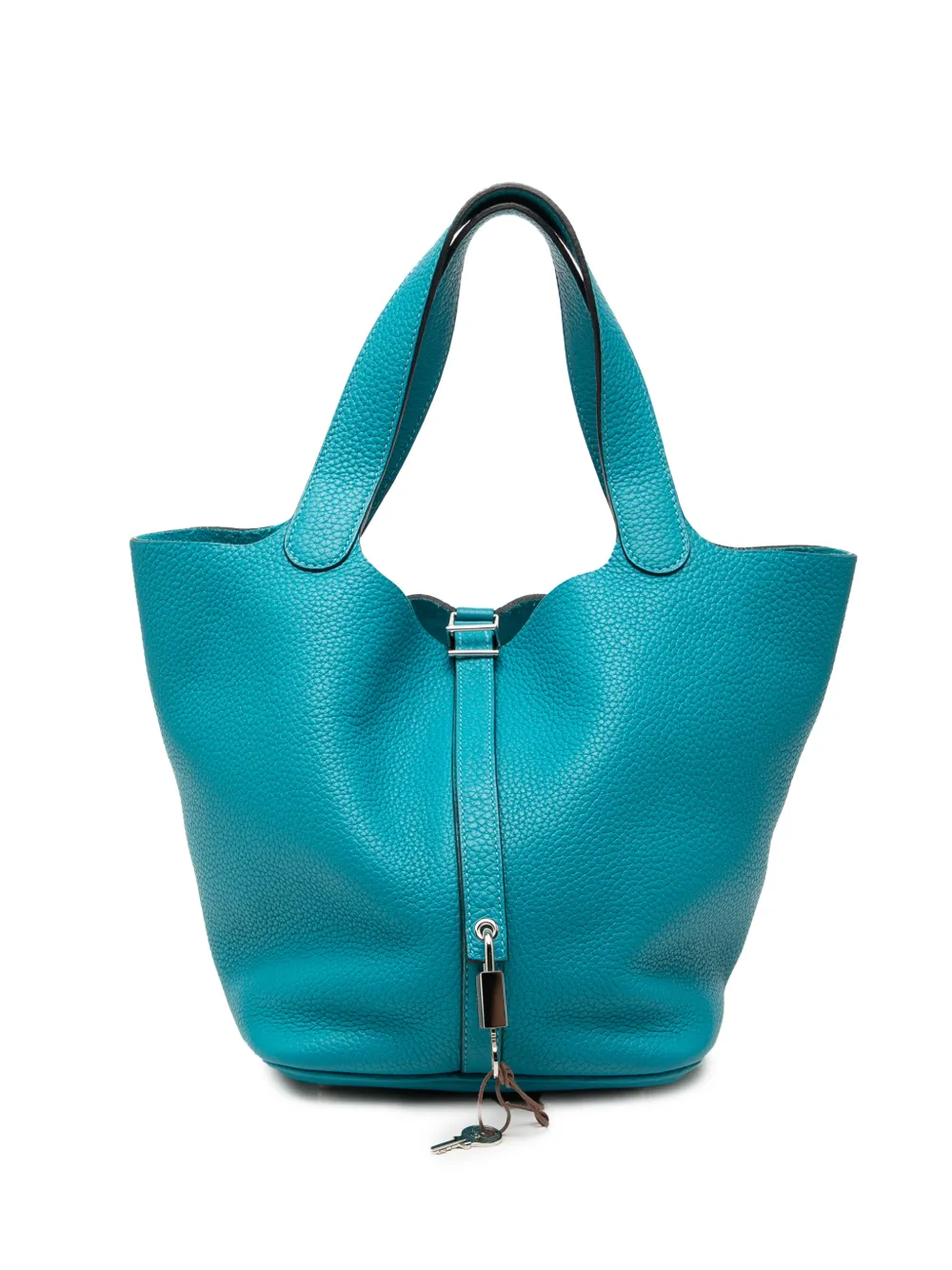Hermès Pre-Owned 2014 Clemence Picotin Lock Handtasche 22cm - Blau