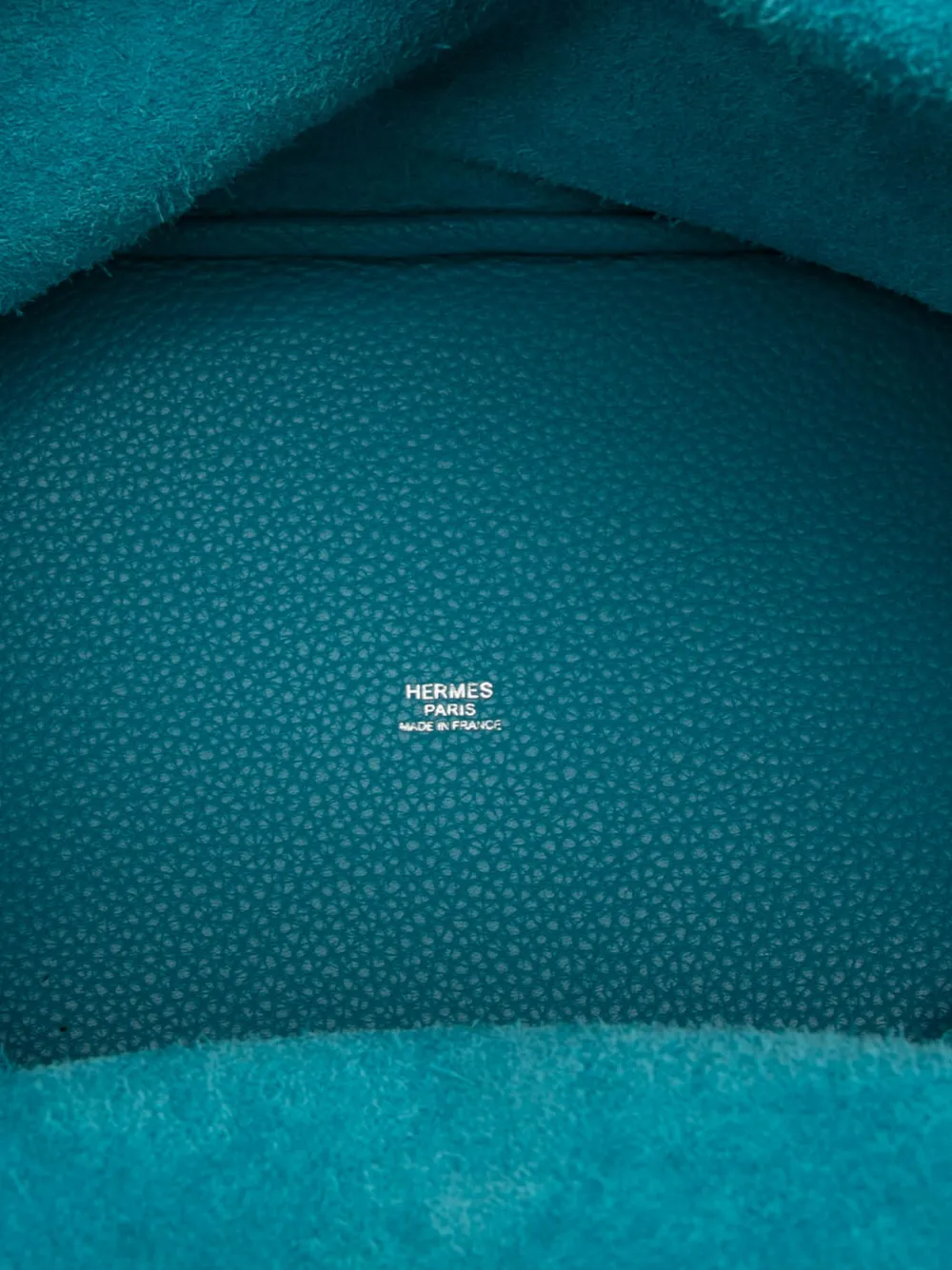 Hermès Pre-owned 2014 Clemence Picotin Lock 22 Handbag in Blue, view 5