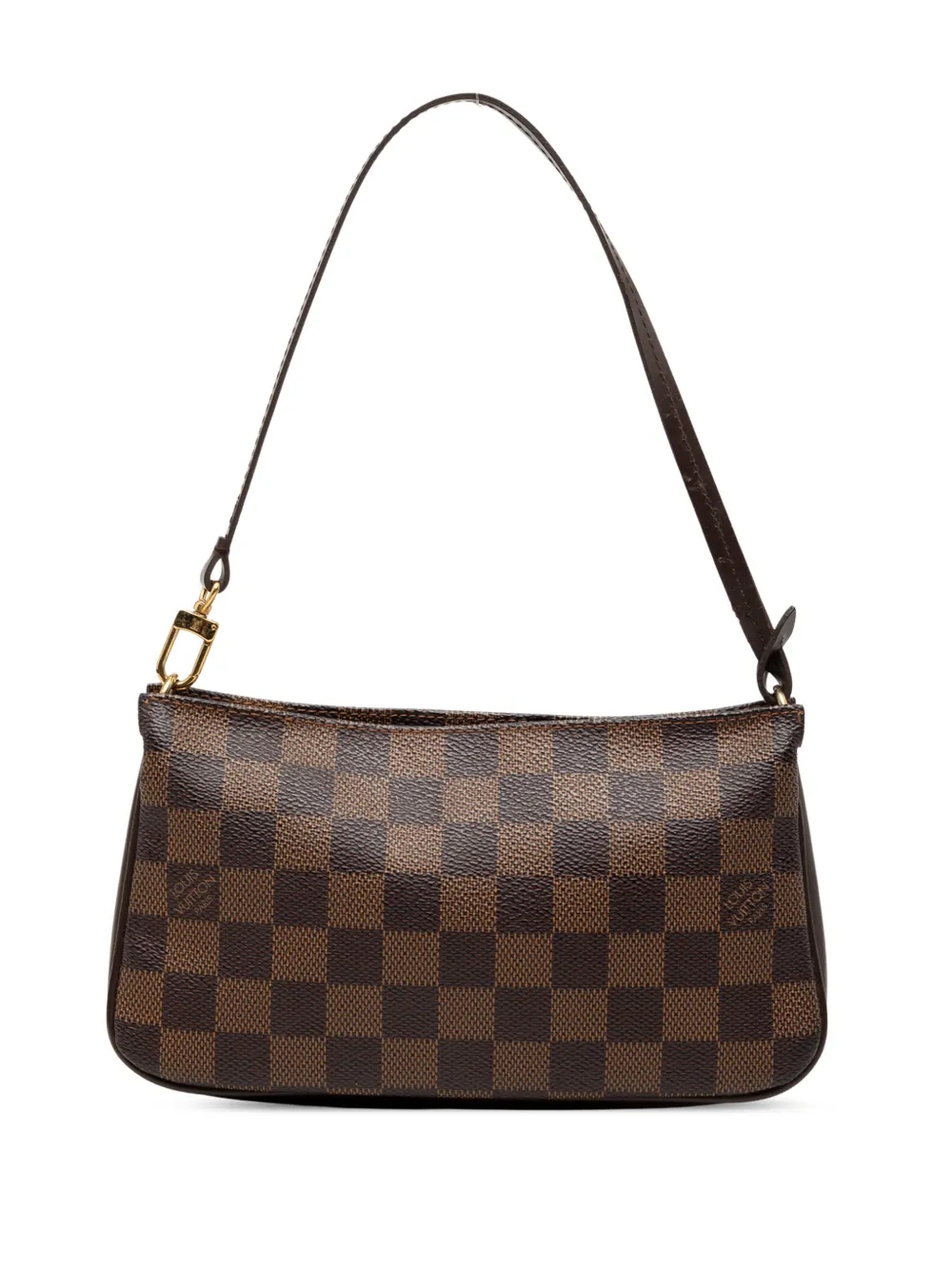 Louis Vuitton Pre-Owned Borsa a spalla Navona in tela Damier Ebène 2002 - Marrone