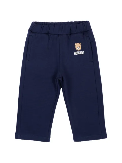 Moschino Kids teddy bear logo-print track pants
