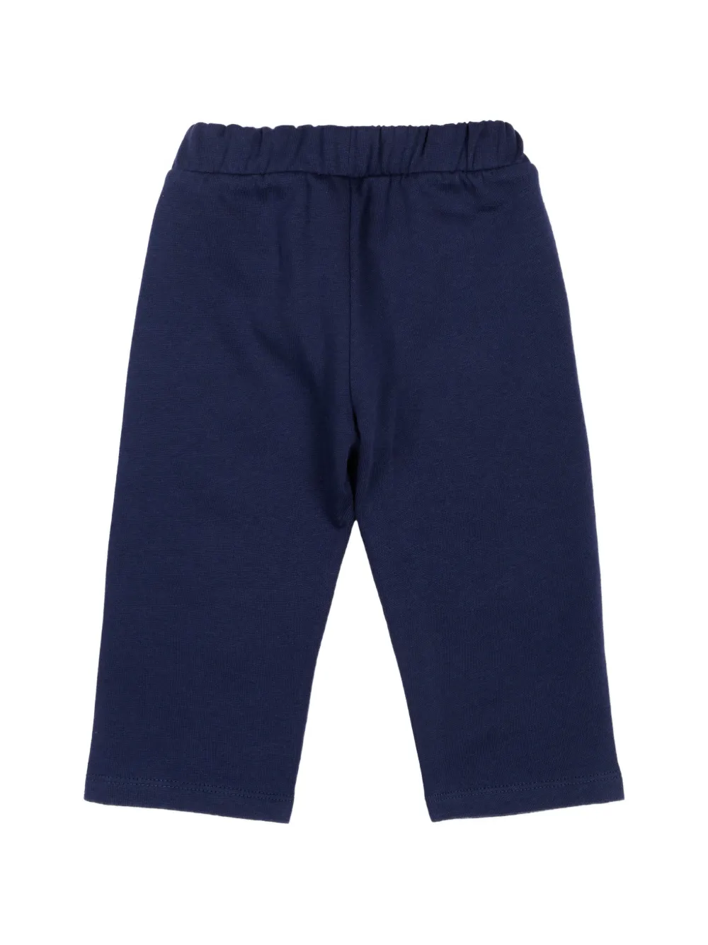 Moschino Kids Trainingsbroek met teddybeer- en logoprint Blauw