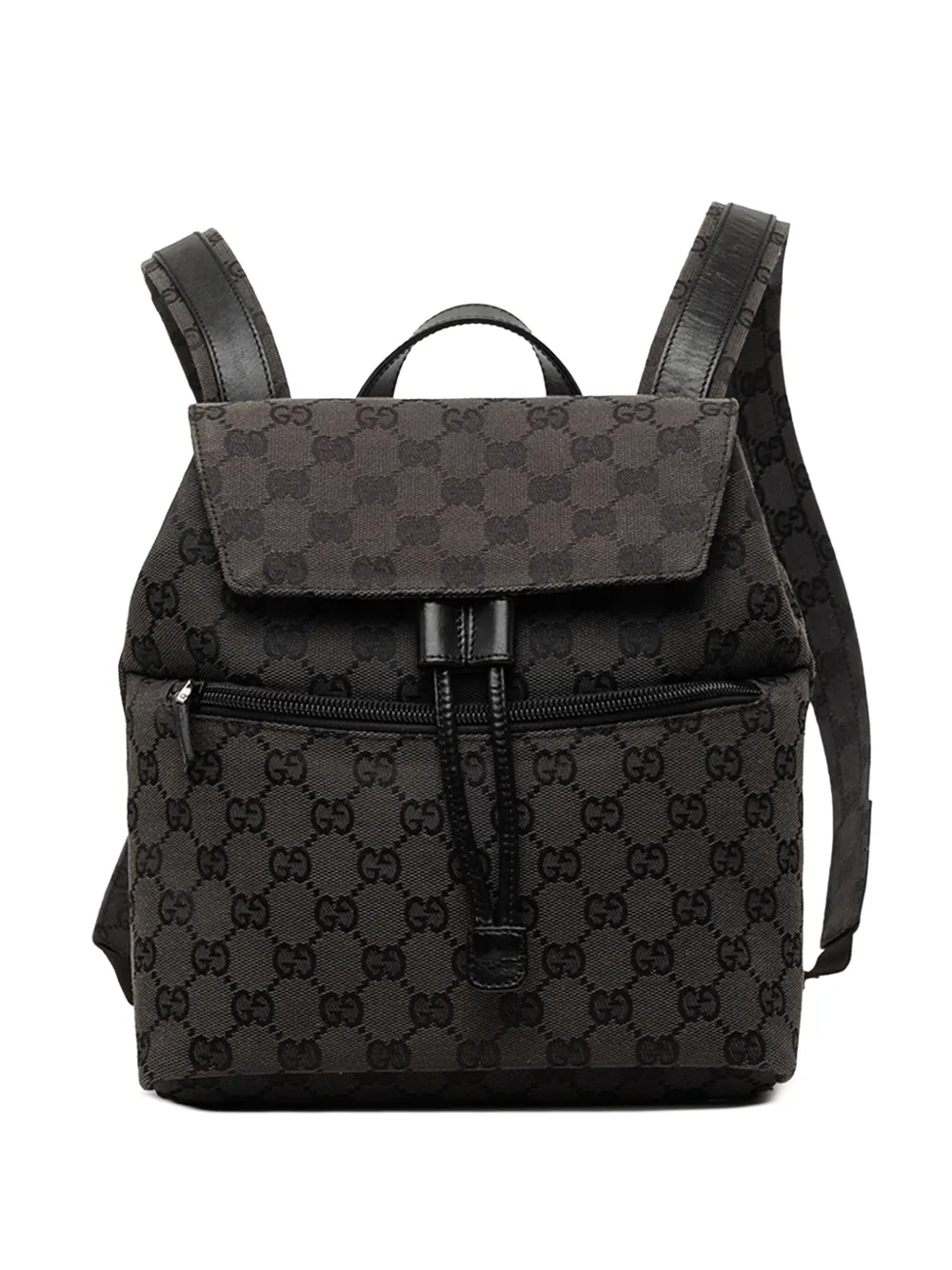 Gucci Pre-Owned 2000-2015 Rucksack aus GG-Canvas - Schwarz