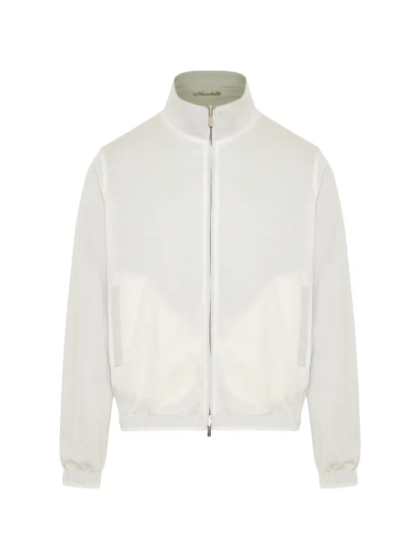 Enrico Mandelli logo-embroidered zip-up Jacket | Green | FARFETCH