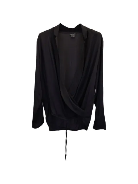 Theory draped front blouse