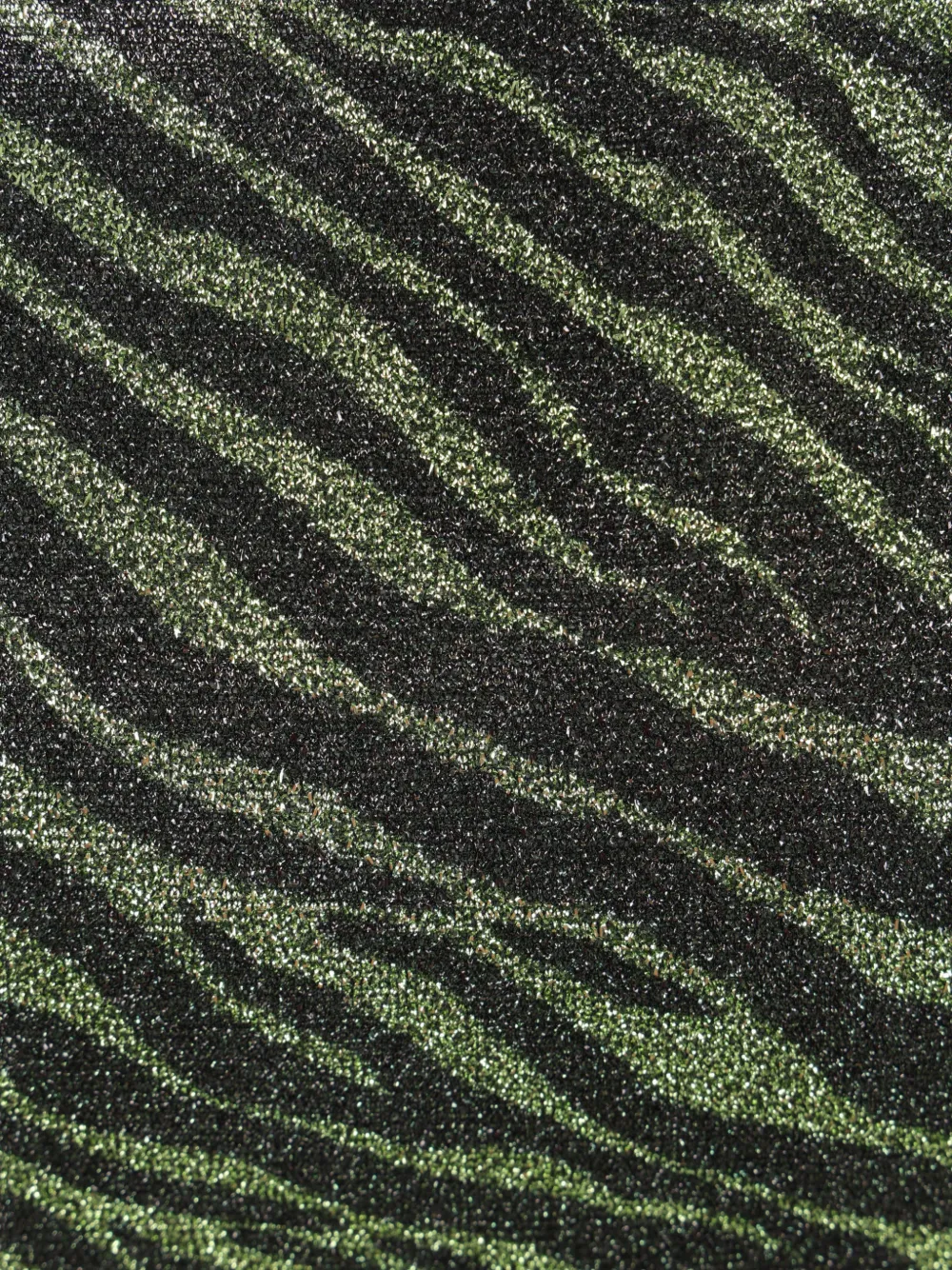 Oséree Lurex wikkeldoek met dieren-print Zwart