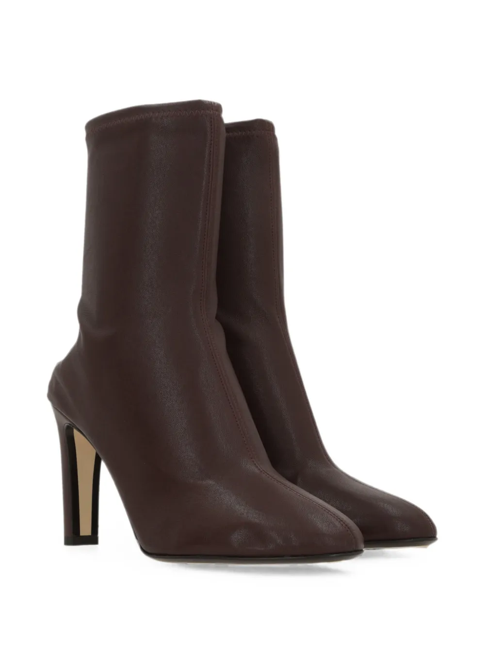 Alevì Daria almond-toe ankle boots Rood