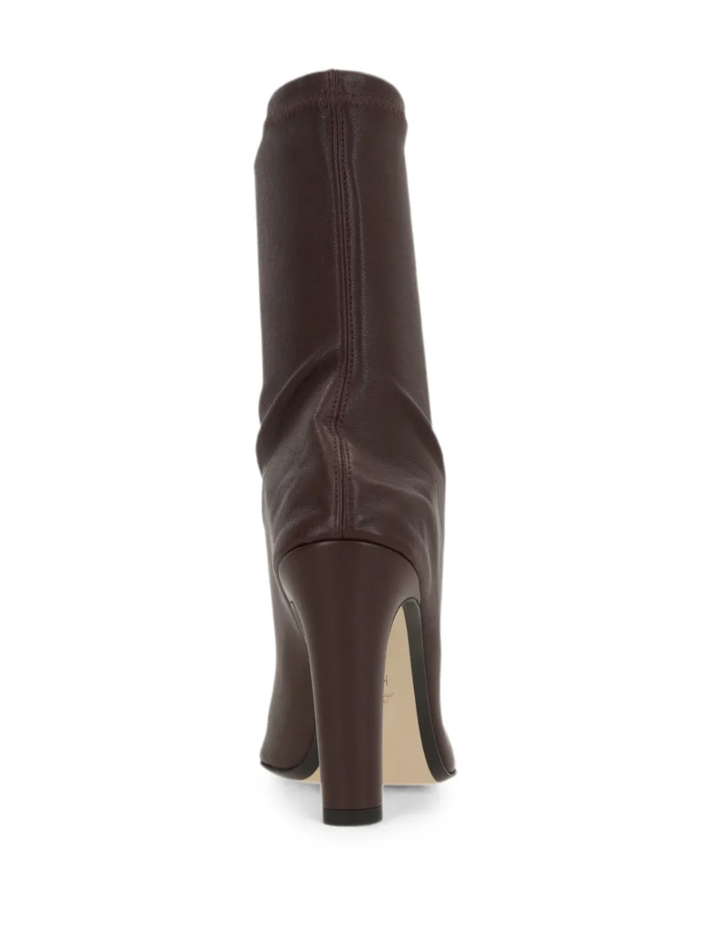 Alevì Daria almond-toe ankle boots Rood