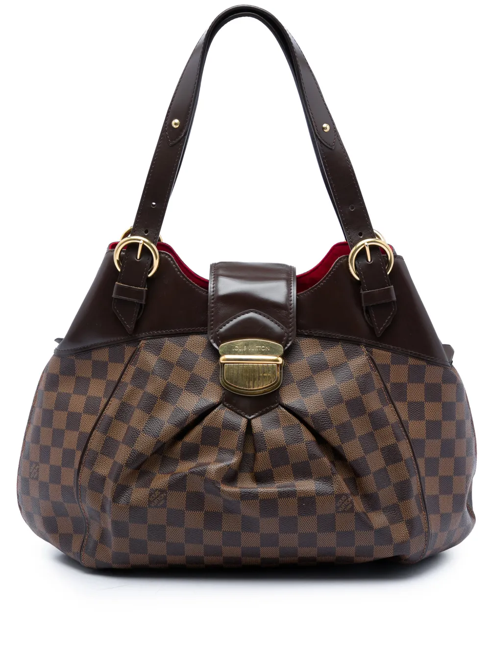Louis Vuitton Pre-Owned 2010 Damier Ebene Sistina GM shoulder bag - Brown