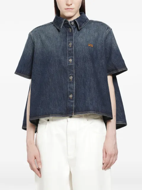 LOEWE camisa manga con logo bordado