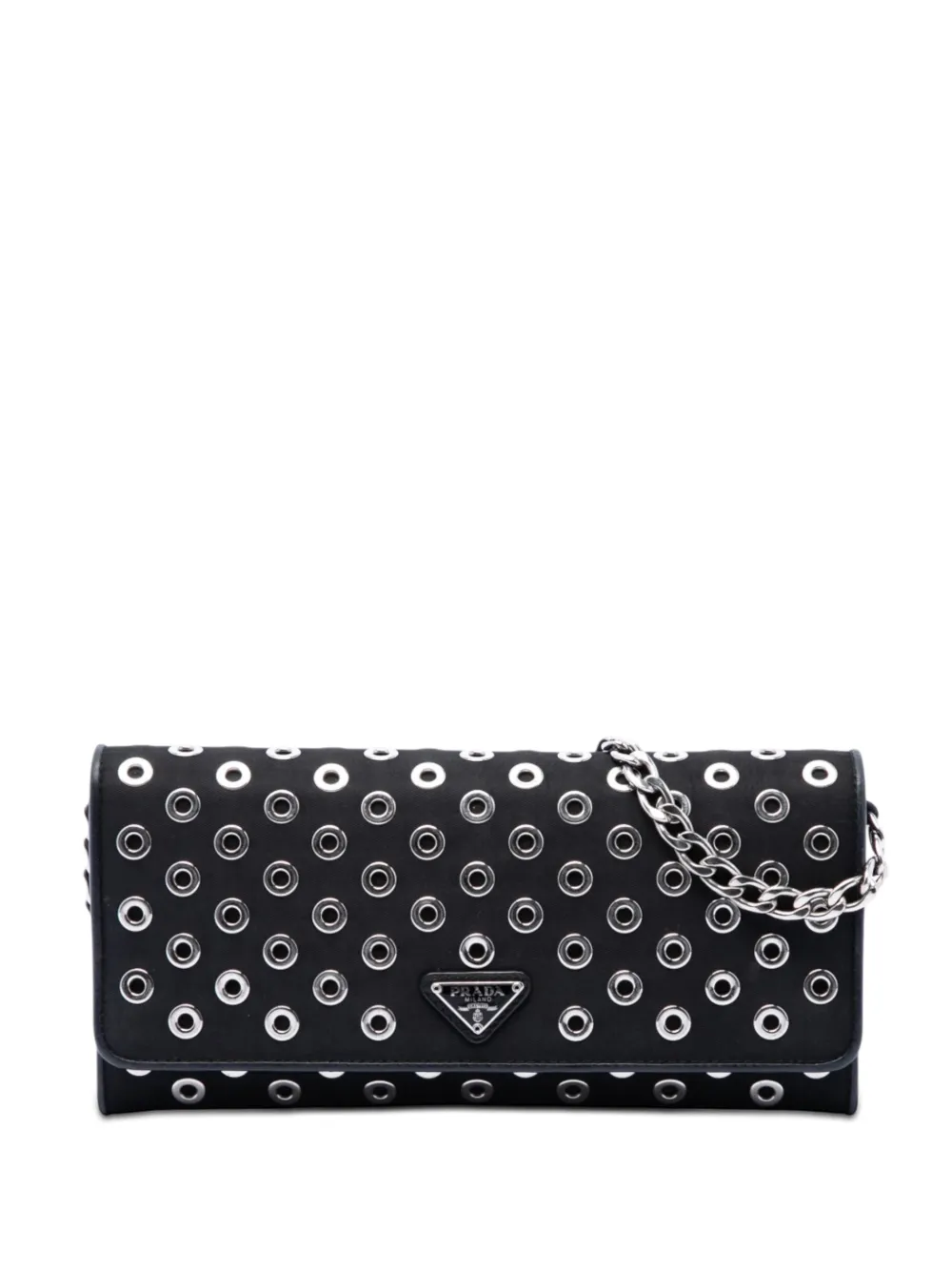 Prada Pre-Owned 2000-2013 Saffiano Umhängetasche mit Ösen - Schwarz