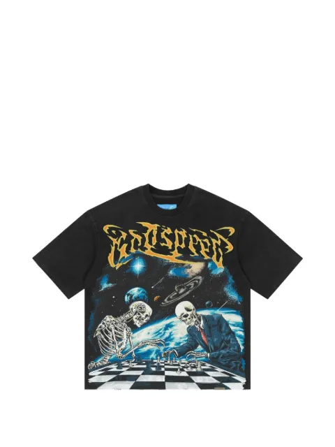 GODSPEED Checkmate graphic-print T-shirt