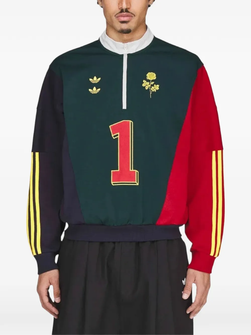 adidas x Chavarria Watsonville quarter-zip sweatshirt Groen